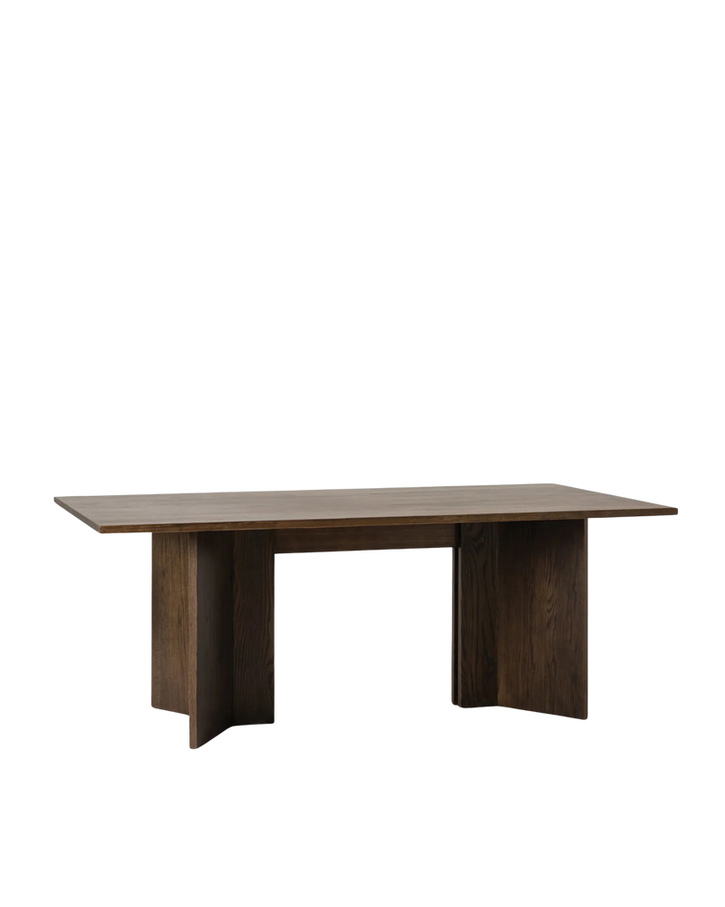 Tatamu Dining Table 200cm - Dark Oak