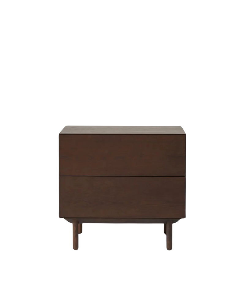 Compound Bedside Table - Dark Oak