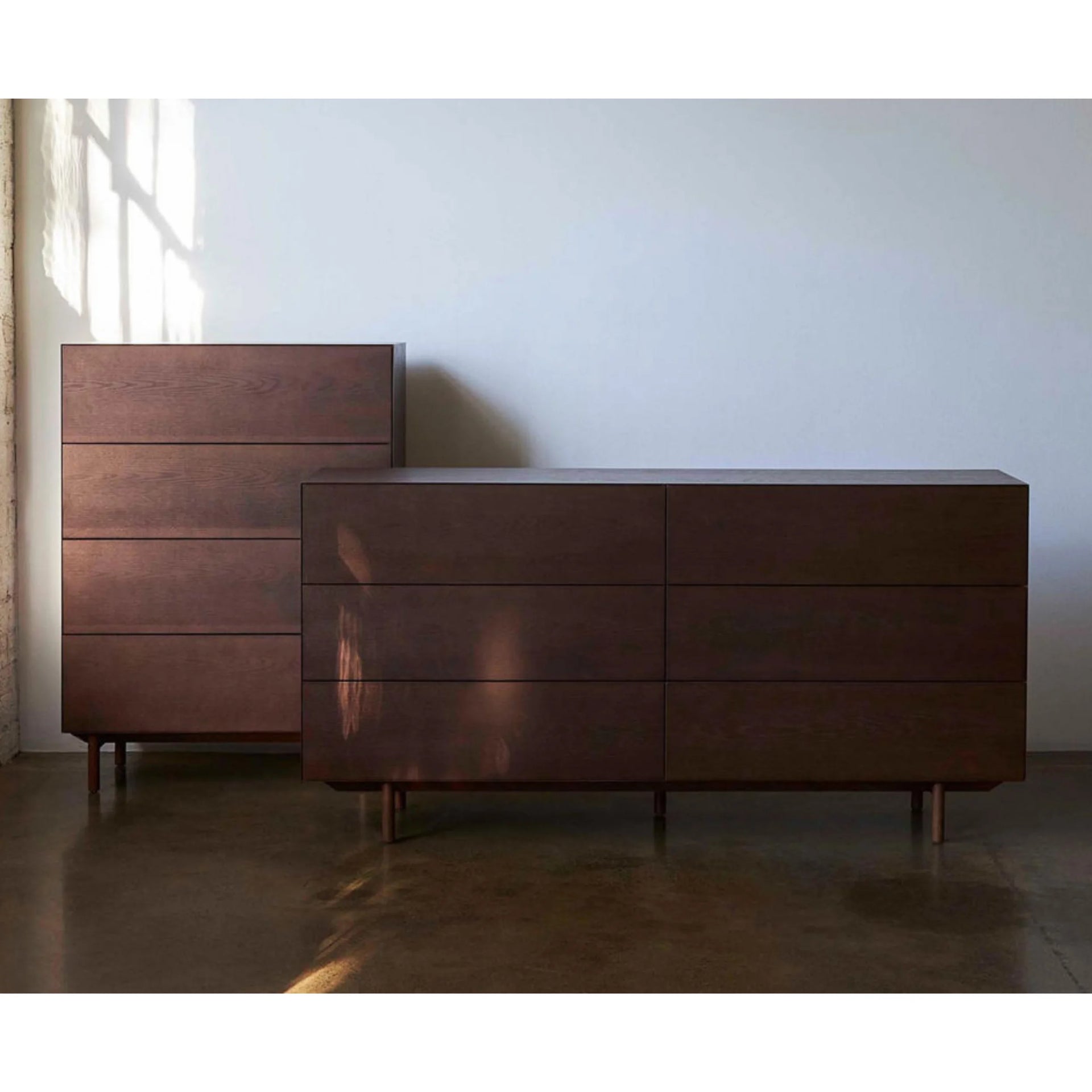 Compound 6 Drawer Chest - Dark Oak