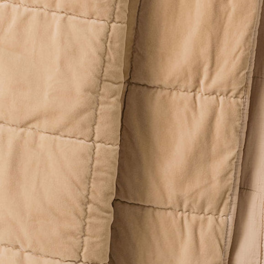 Buy Velvet Quilted Throw Biscuit by Citta online RJ Living