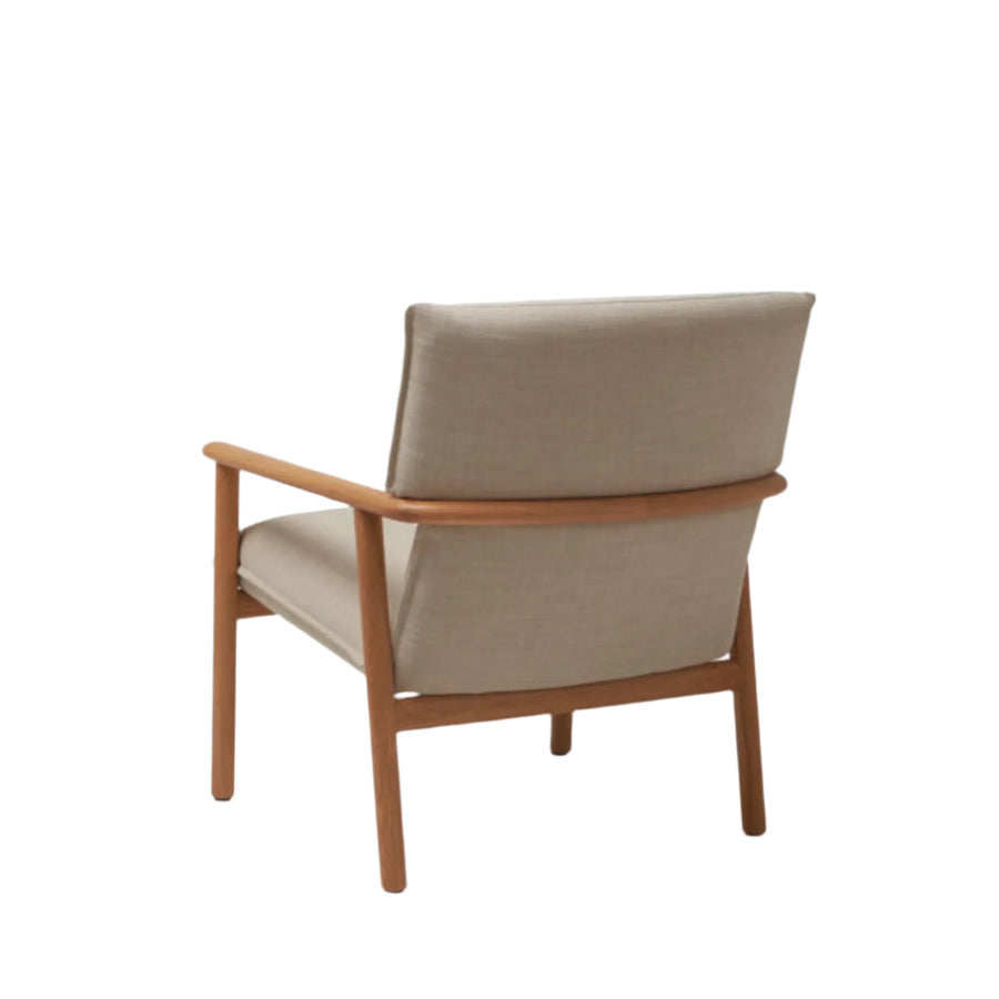 Label Armchair High - Oak/Beige