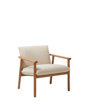 Label Armchair - Oak/Ecru