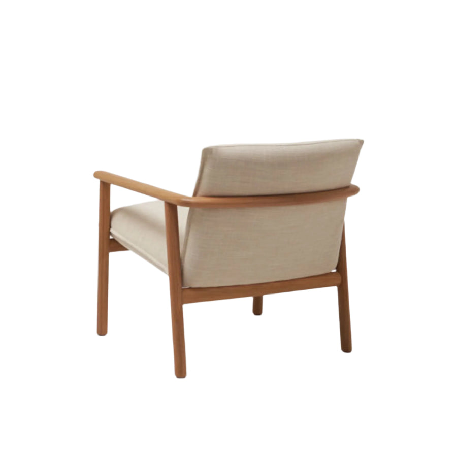 Label Armchair - Oak/Ecru