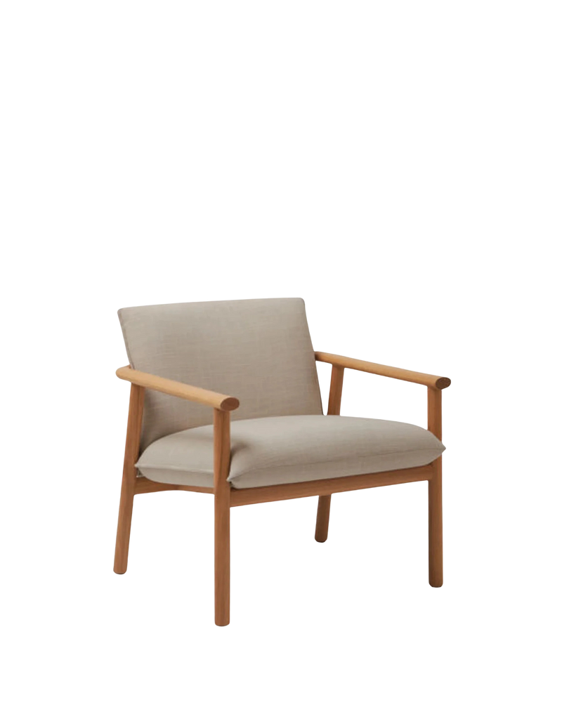 Label Armchair - Oak/Beige