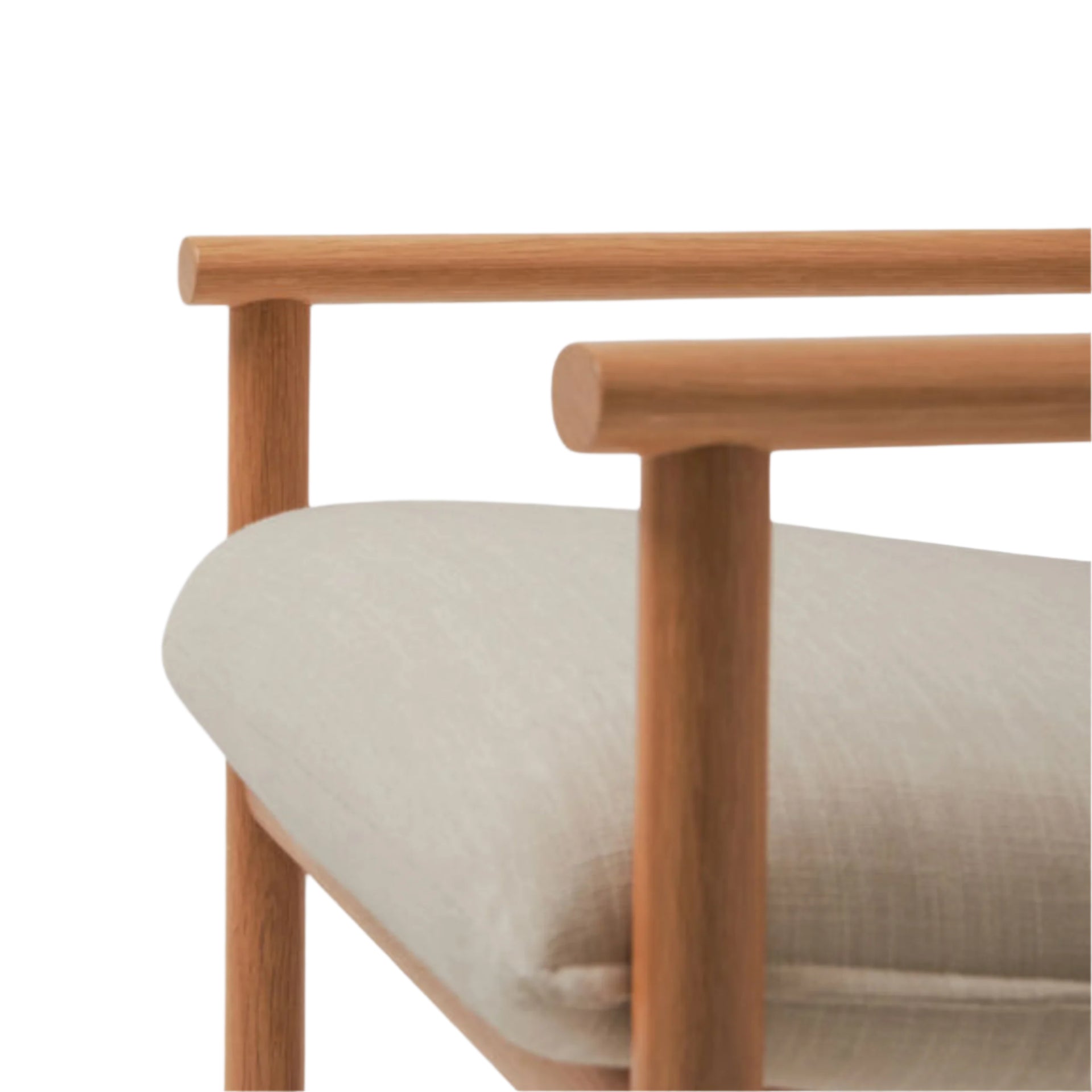 Label Armchair - Oak/Beige