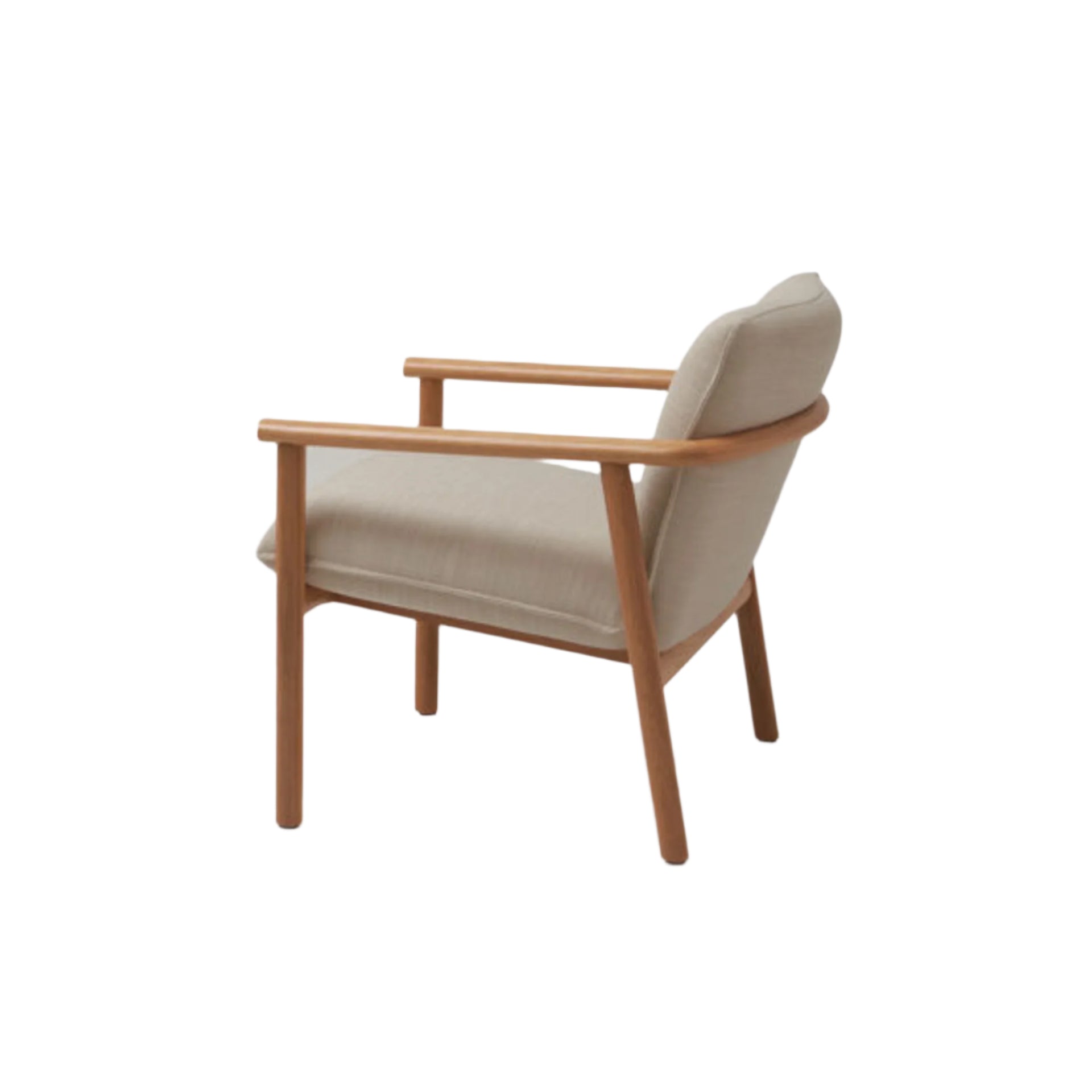 Label Armchair - Oak/Beige