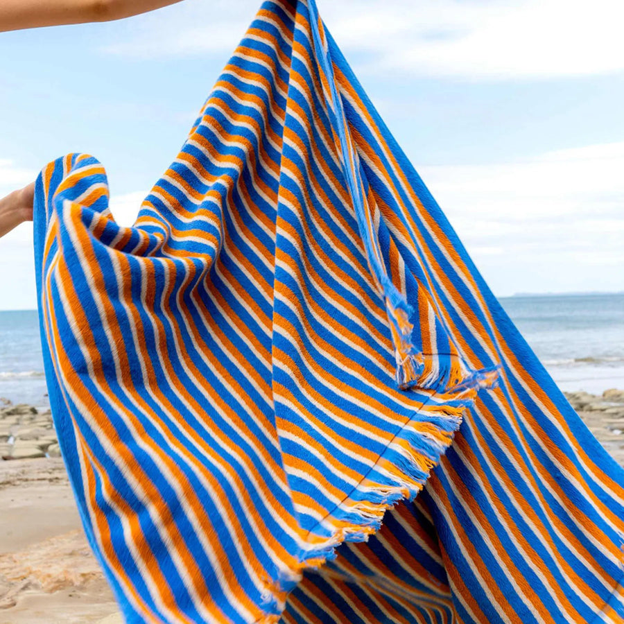 Tivoli Beach Towel - Cerulean/Multi