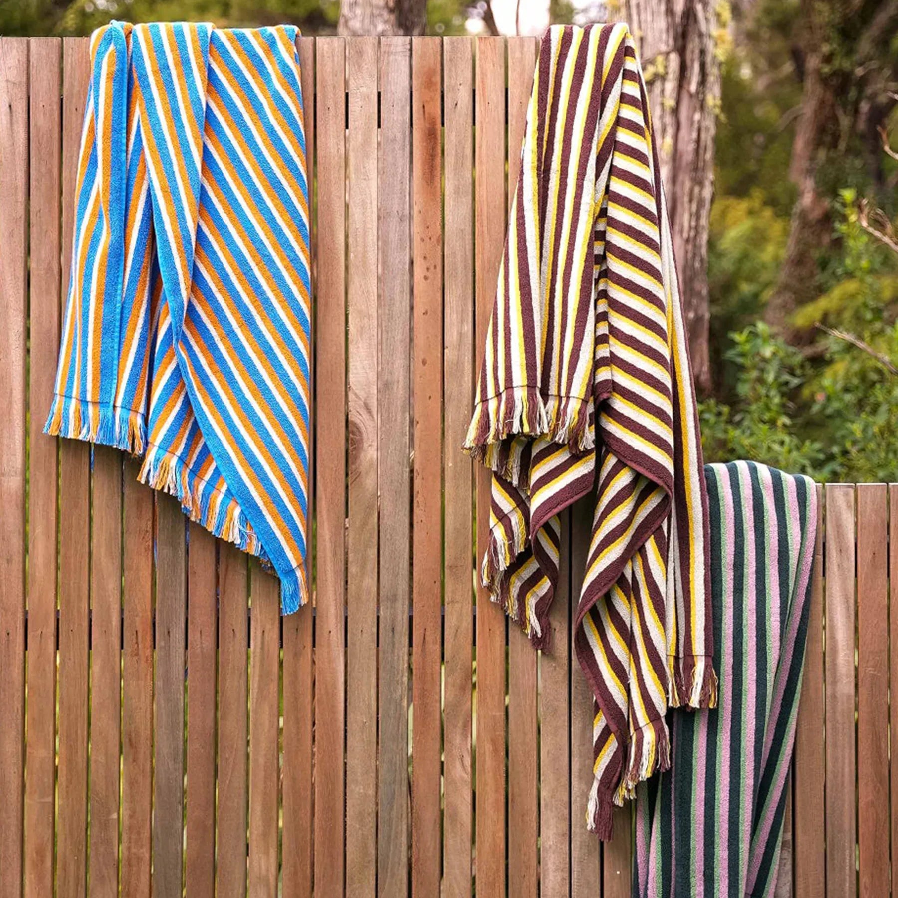 Tivoli Beach Towel - Mulberry/Multi