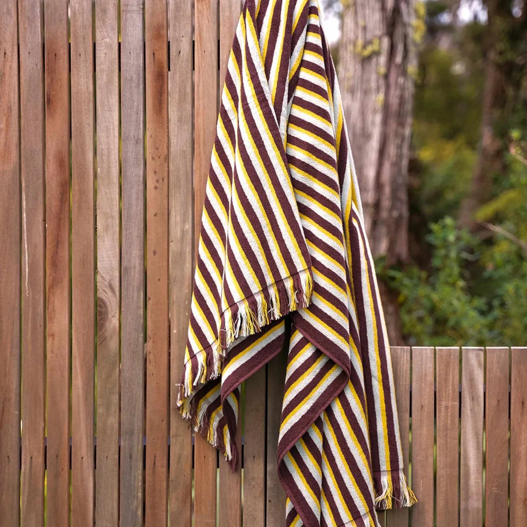 Tivoli Beach Towel - Mulberry/Multi