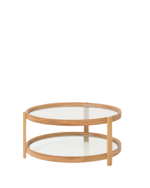 Column Coffee Table - Oak