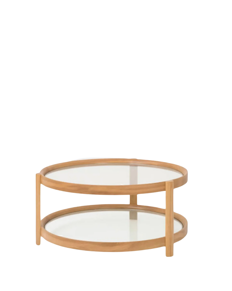 Column Coffee Table - Oak