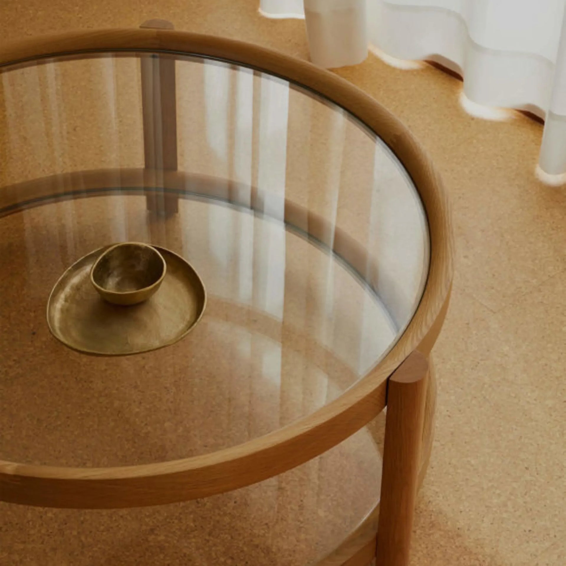 Column Coffee Table - Oak