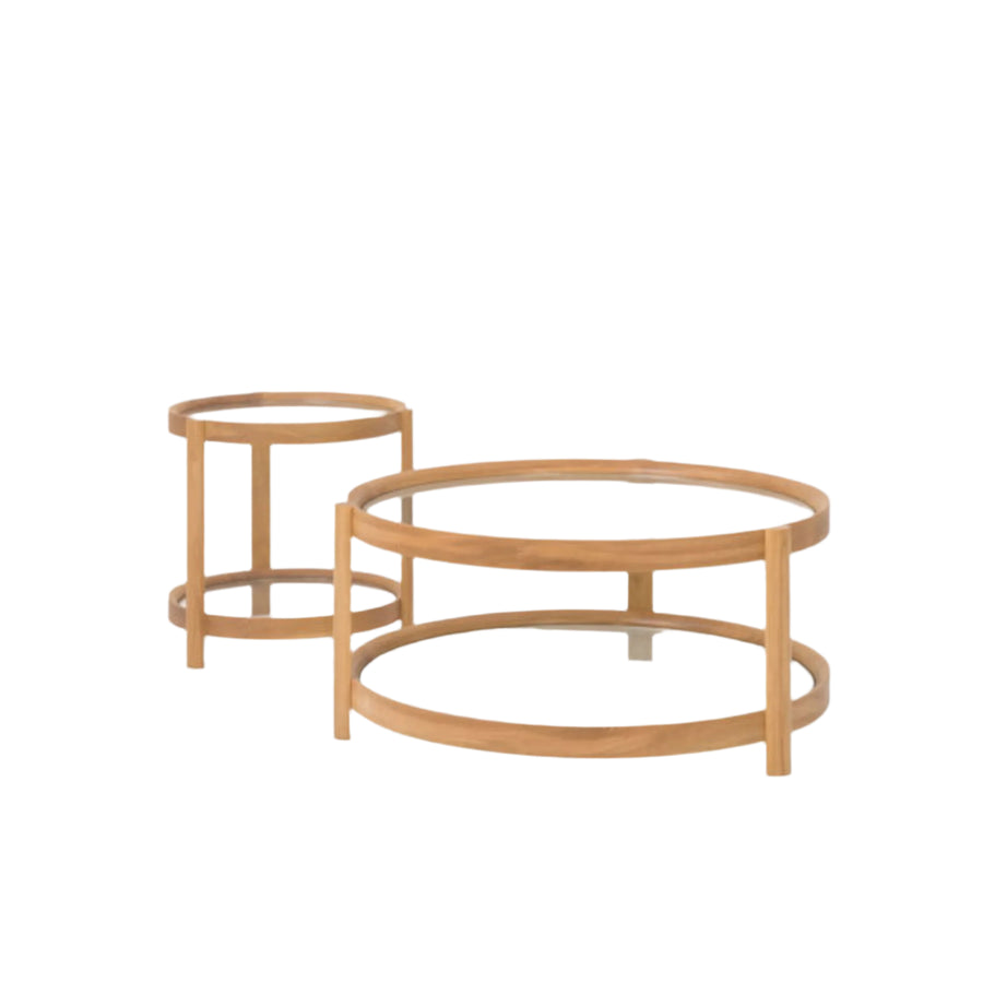 Column Coffee Table - Oak