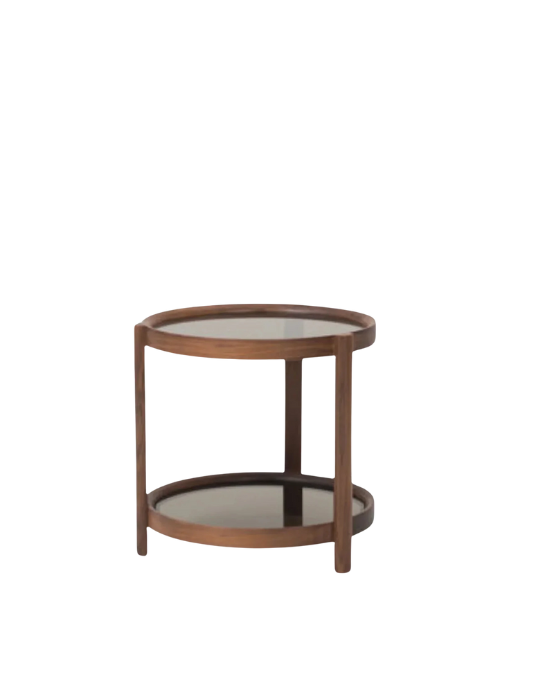 Column Side Table - Walnut