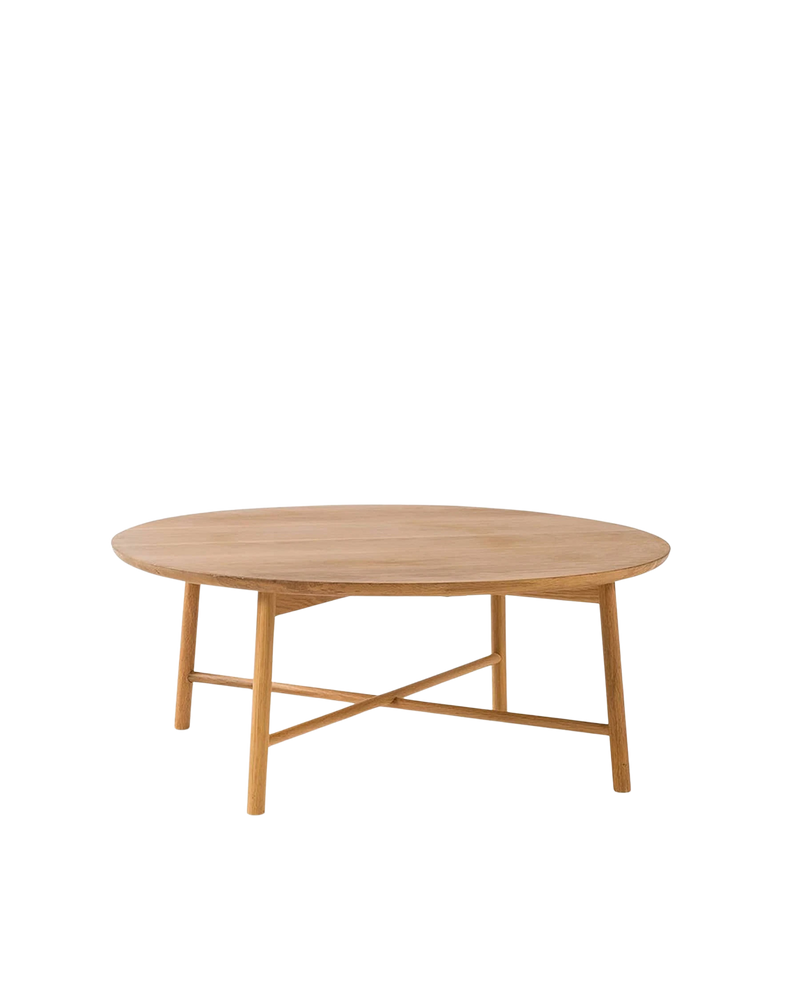 Radial Round Coffee Table - Oak