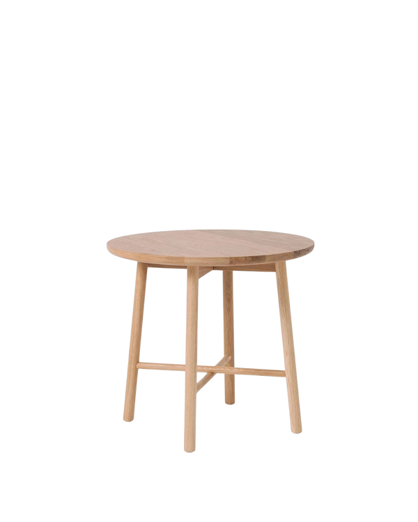 Radial Round Side Table - Oak
