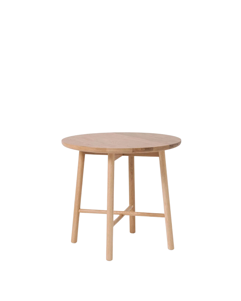 Radial Round Side Table - Oak