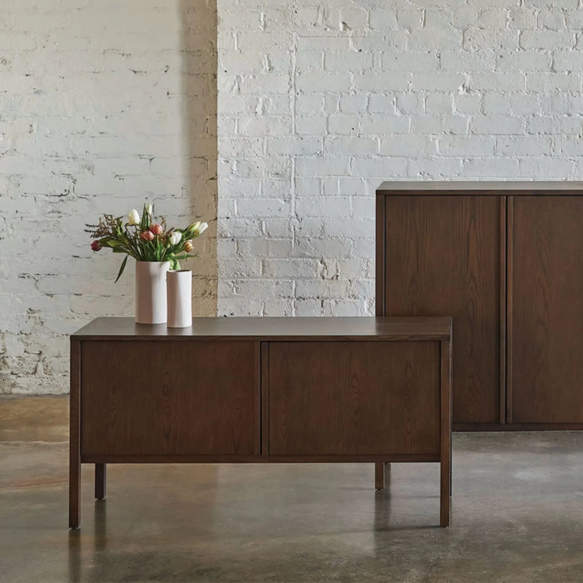 Craft Entertainment Unit 120cm - Smoked Oak