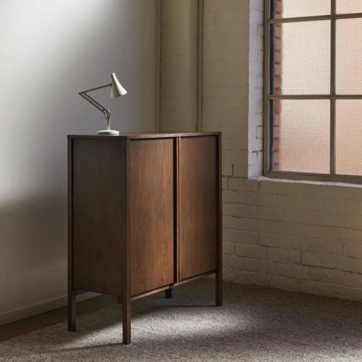 Craft Cabinet Small - Smoked Oak