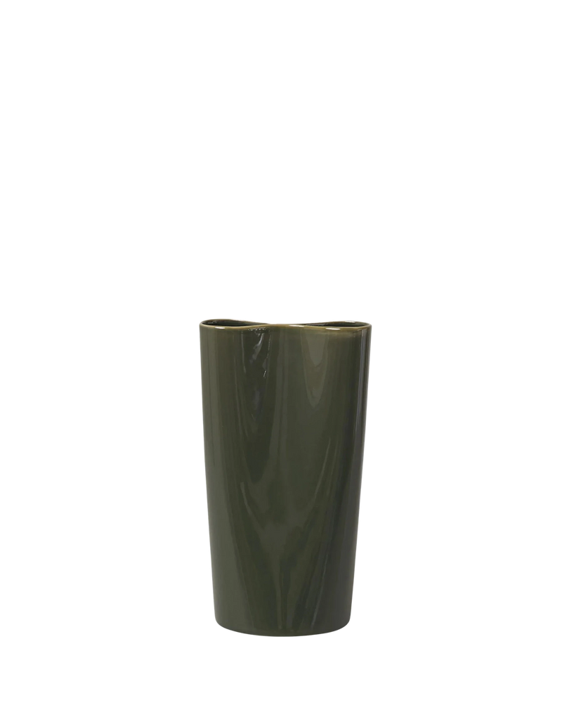 Pinch Vase Large - Charcoal