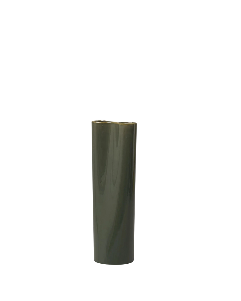 Pinch Vase Tall - Charcoal