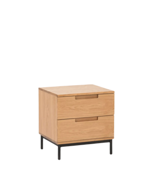 Bureau Bedside Table - Oak