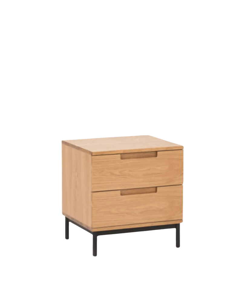Bureau Bedside Table - Oak