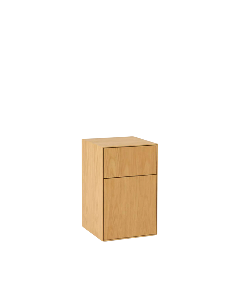 Plinth Bedside Left Hand - Oak