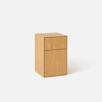 Plinth Bedside Left Hand - Oak