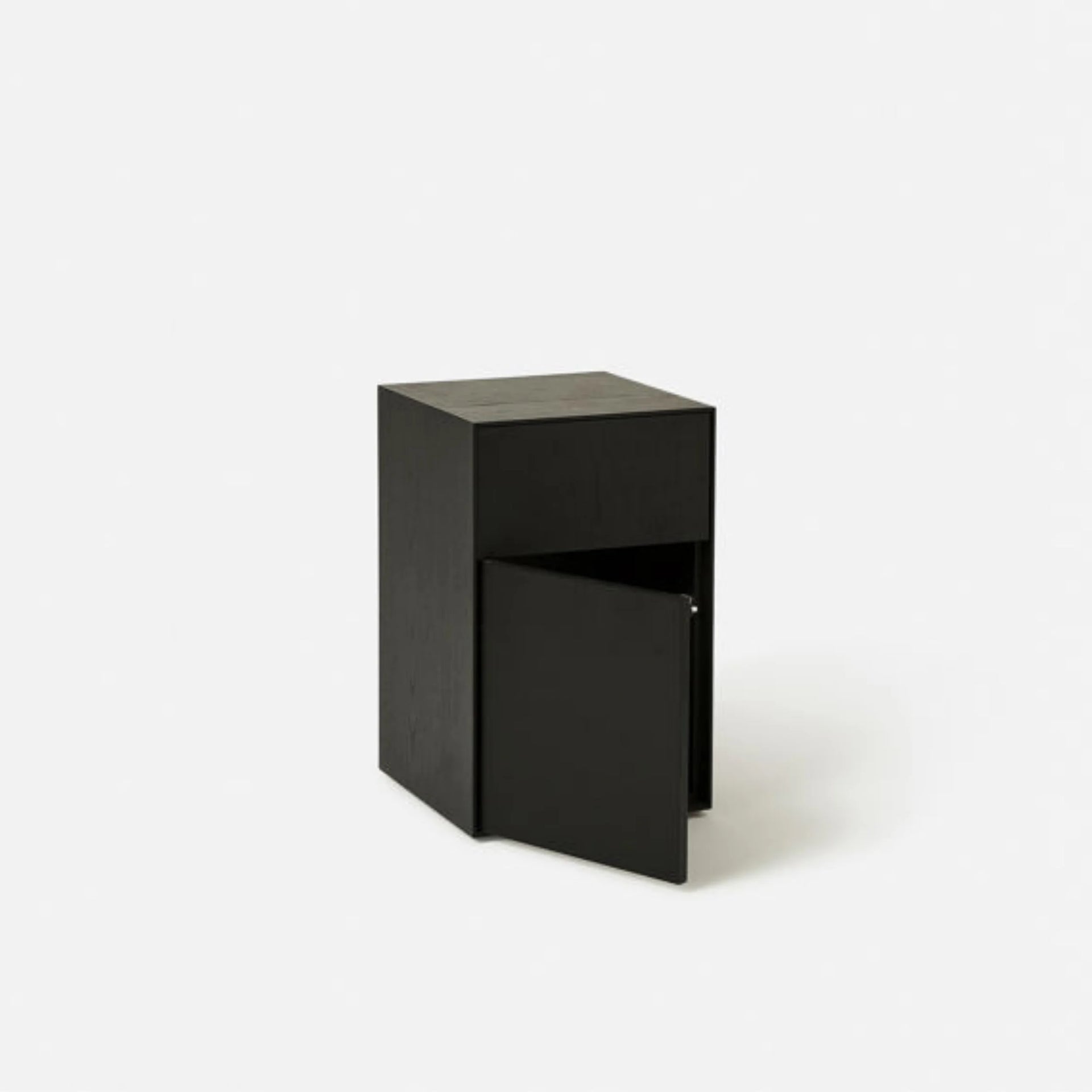Plinth Bedside Left Hand - Black