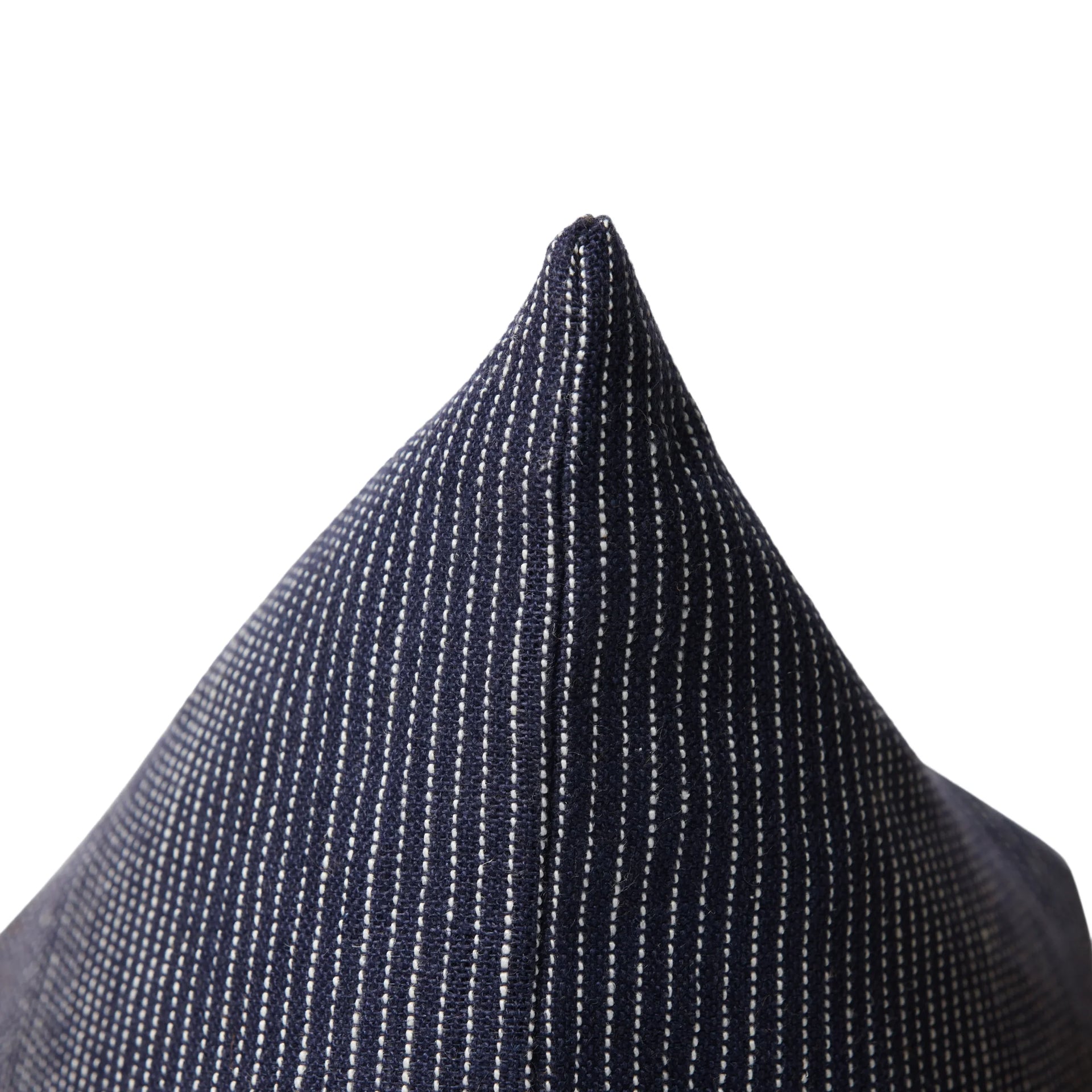 Fine Striped Linen Cushion - Night