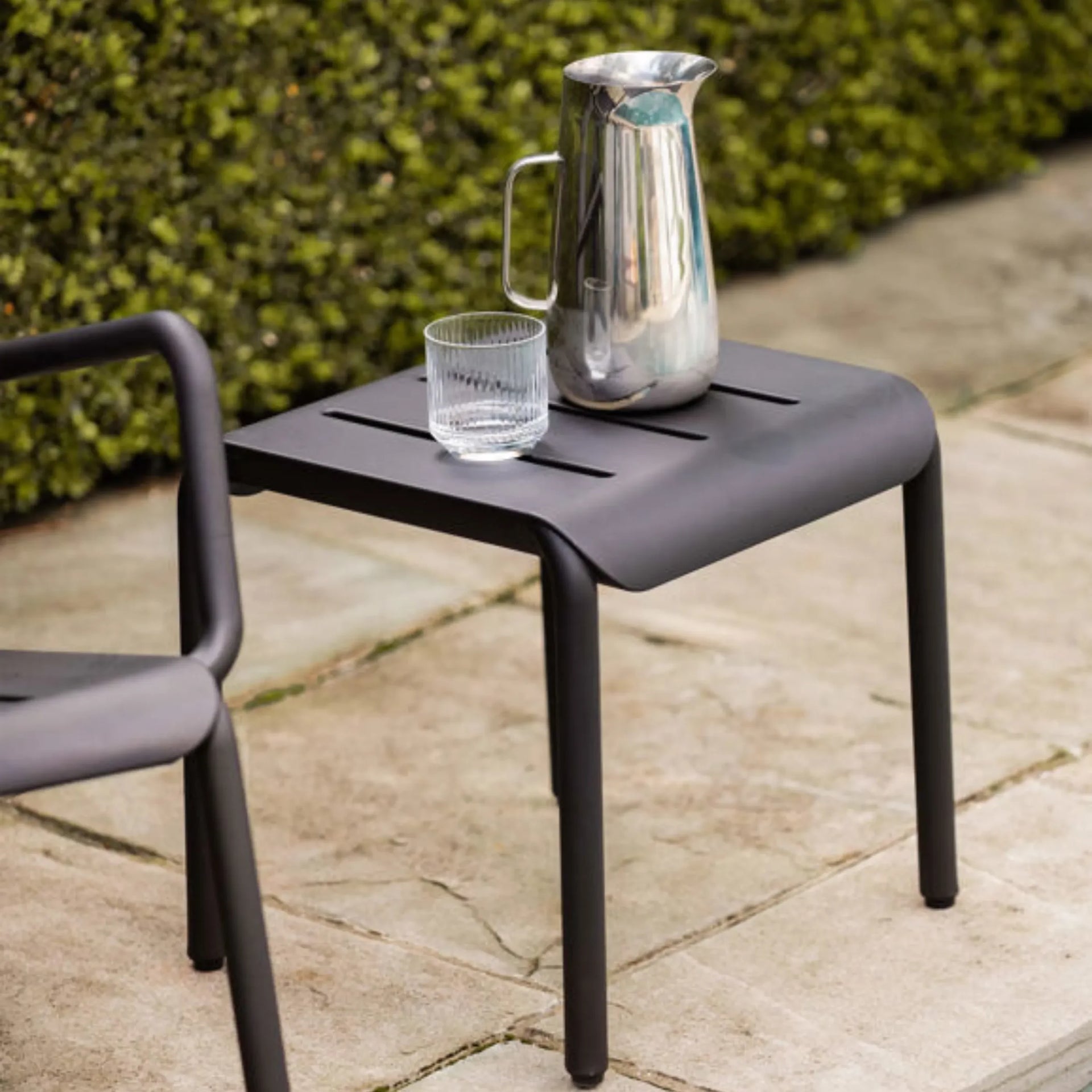 Outo Outdoor Side Table - Black
