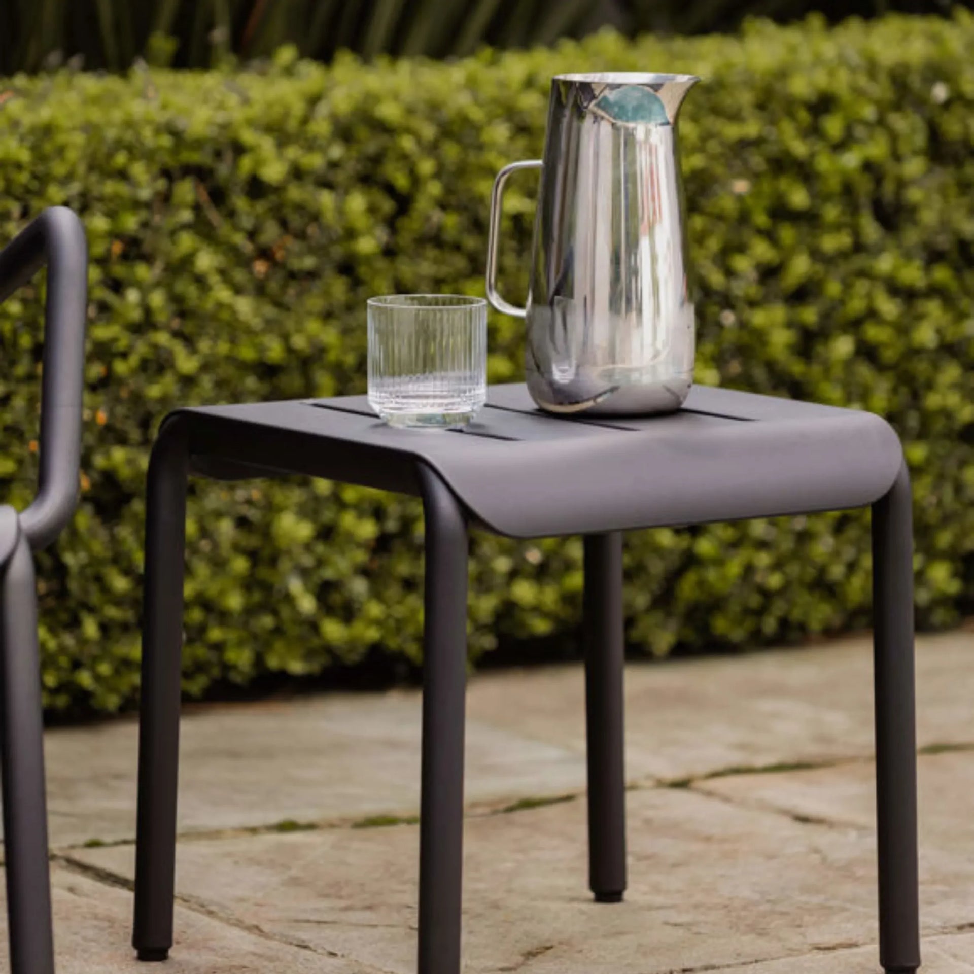 Outo Outdoor Side Table - Black
