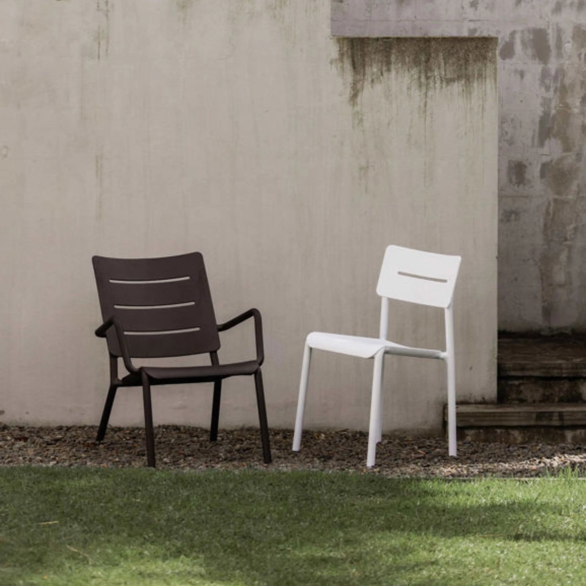 Outo Outdoor Dining Chair - White