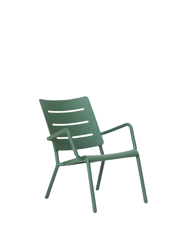 Outo Outdoor Lounge Chair - Dark Green