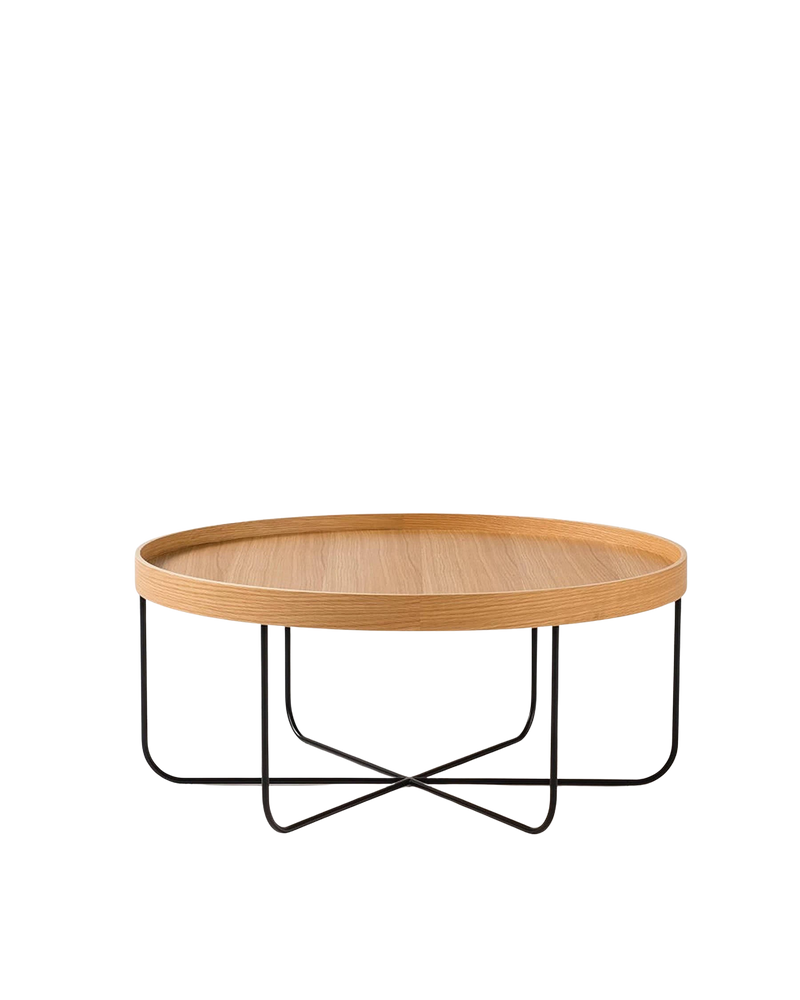 Segment Coffee Table - Oak/Black