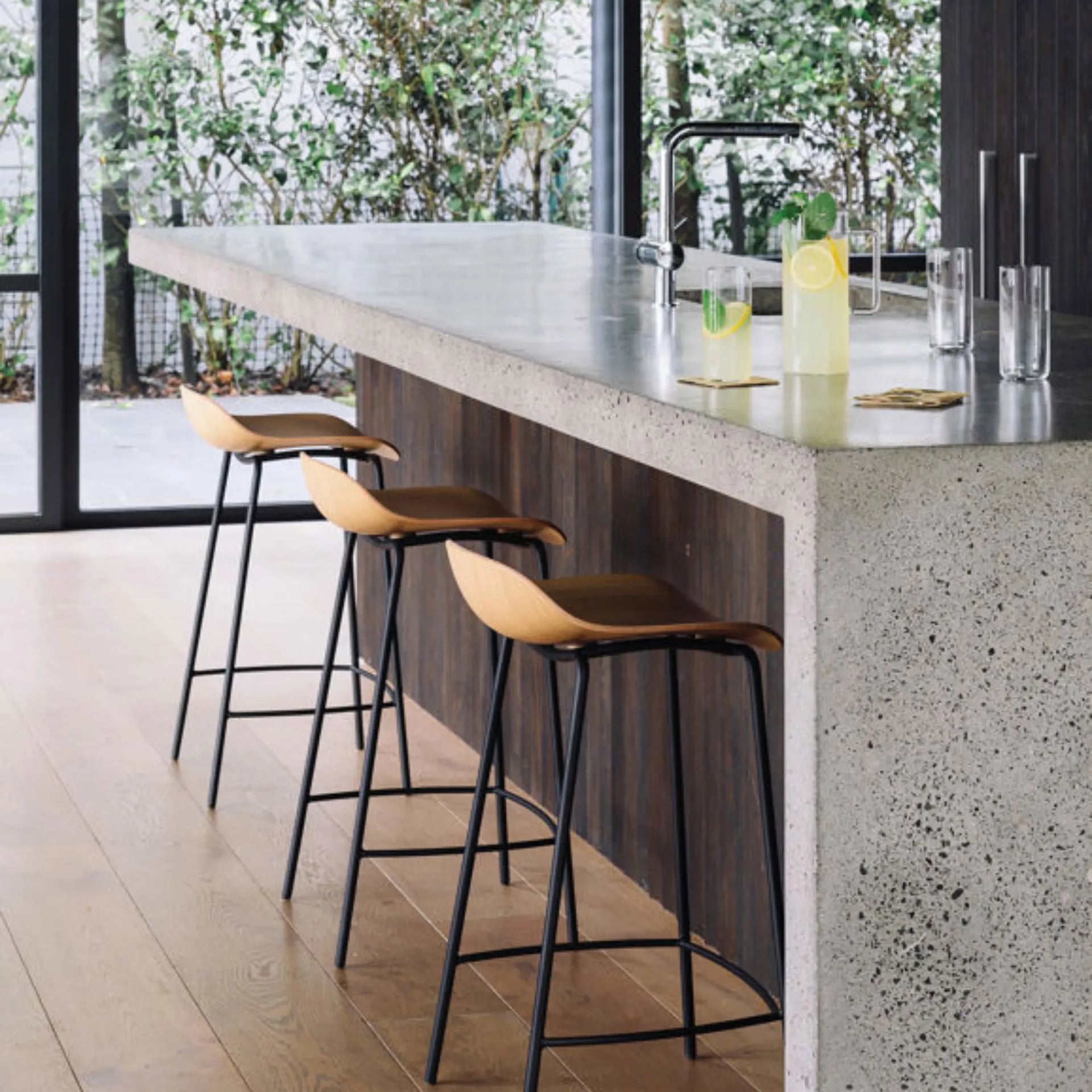 3D Stool - Natural Oak