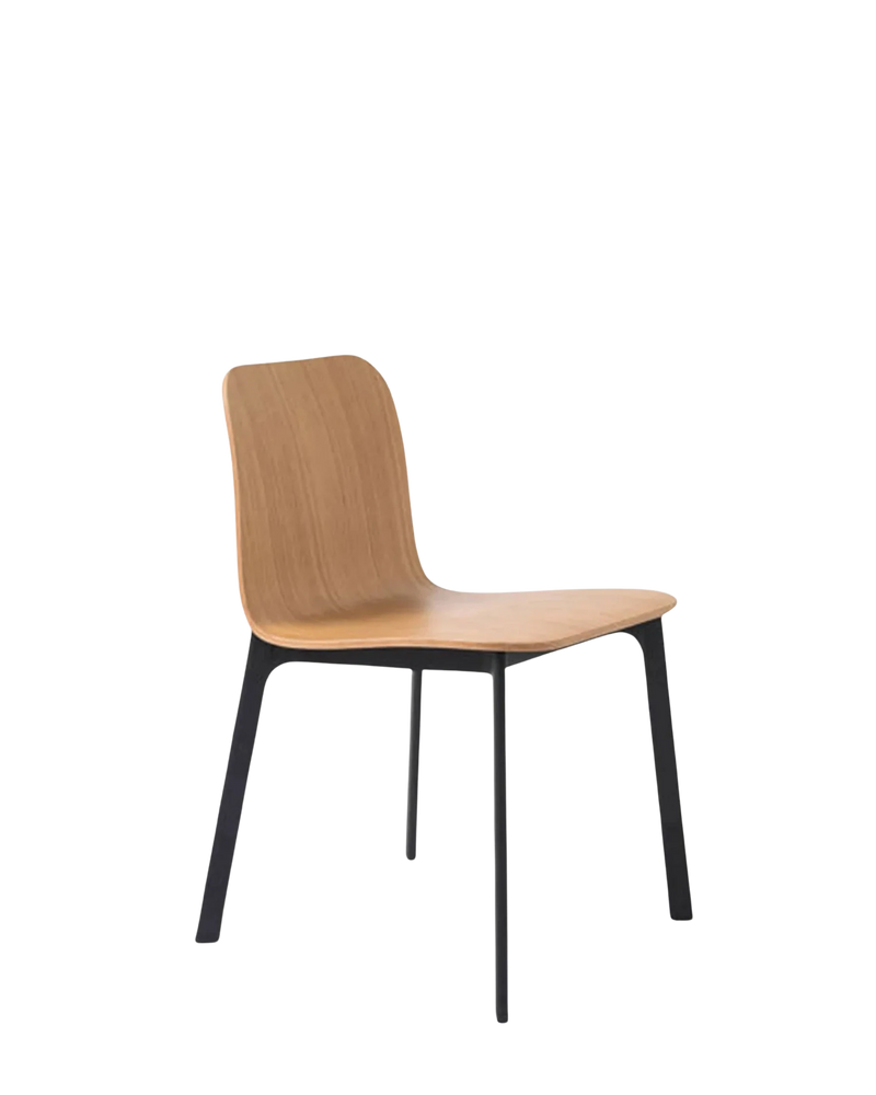 Aspen Chair w/Metal Legs - Oak
