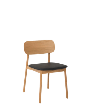 Radial Dining Chair - Leather/Oak