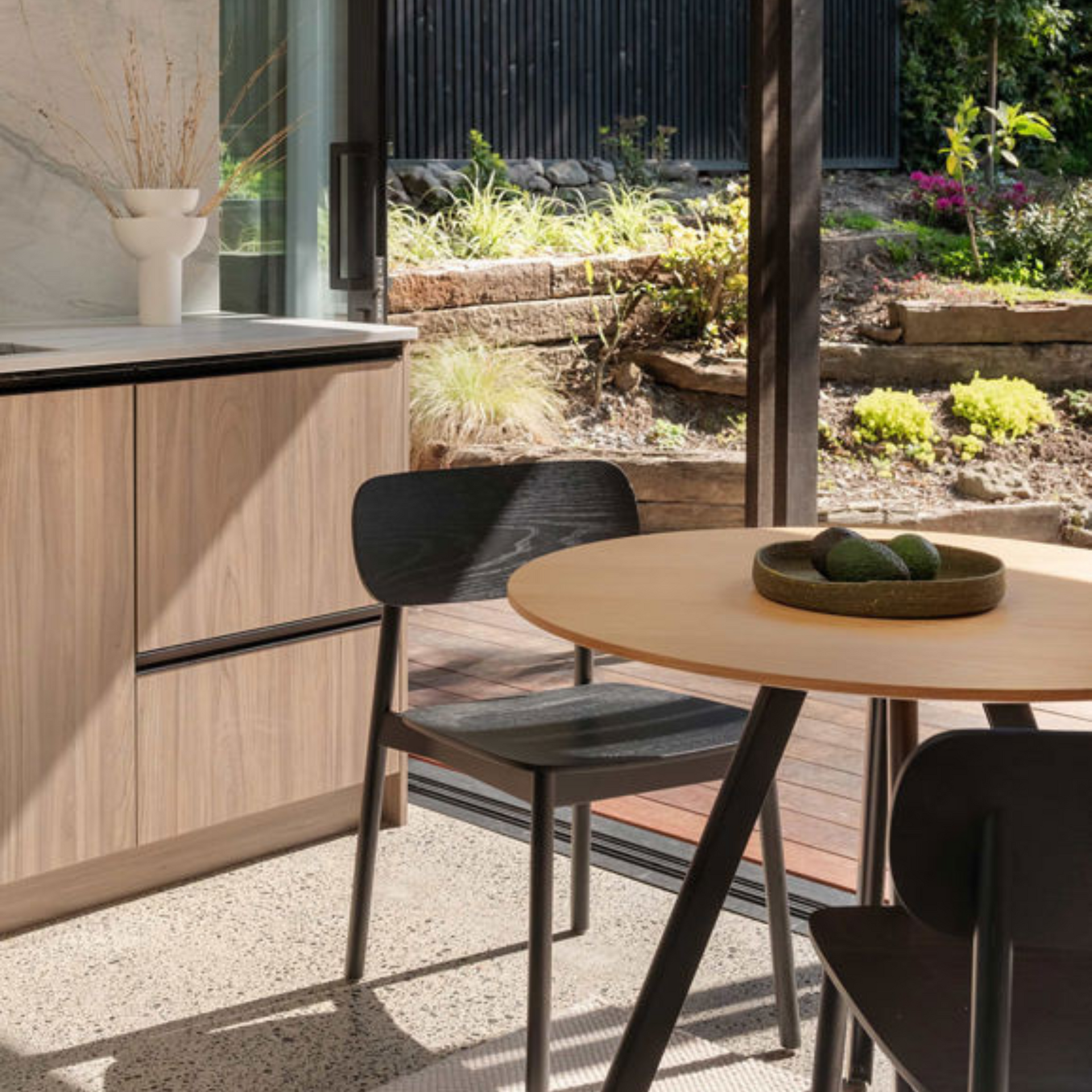 Radial Dining Chair - Black