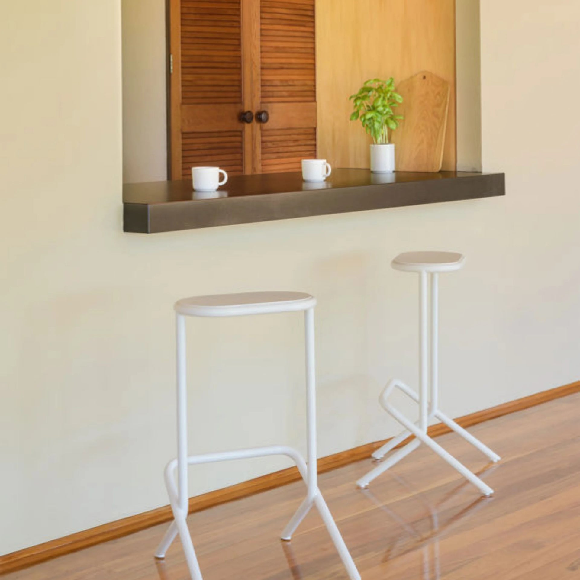 Platform Stool - White