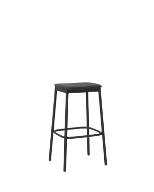 Radial Stool 75cm - Leather/Black
