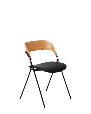 Trace Dining Chair - Leather/Oak