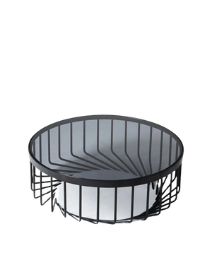 Helix Coffee Table - Black/Smoke