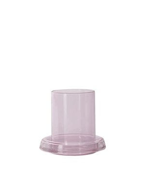 Cascade Hurricane Lamp Small - Rose