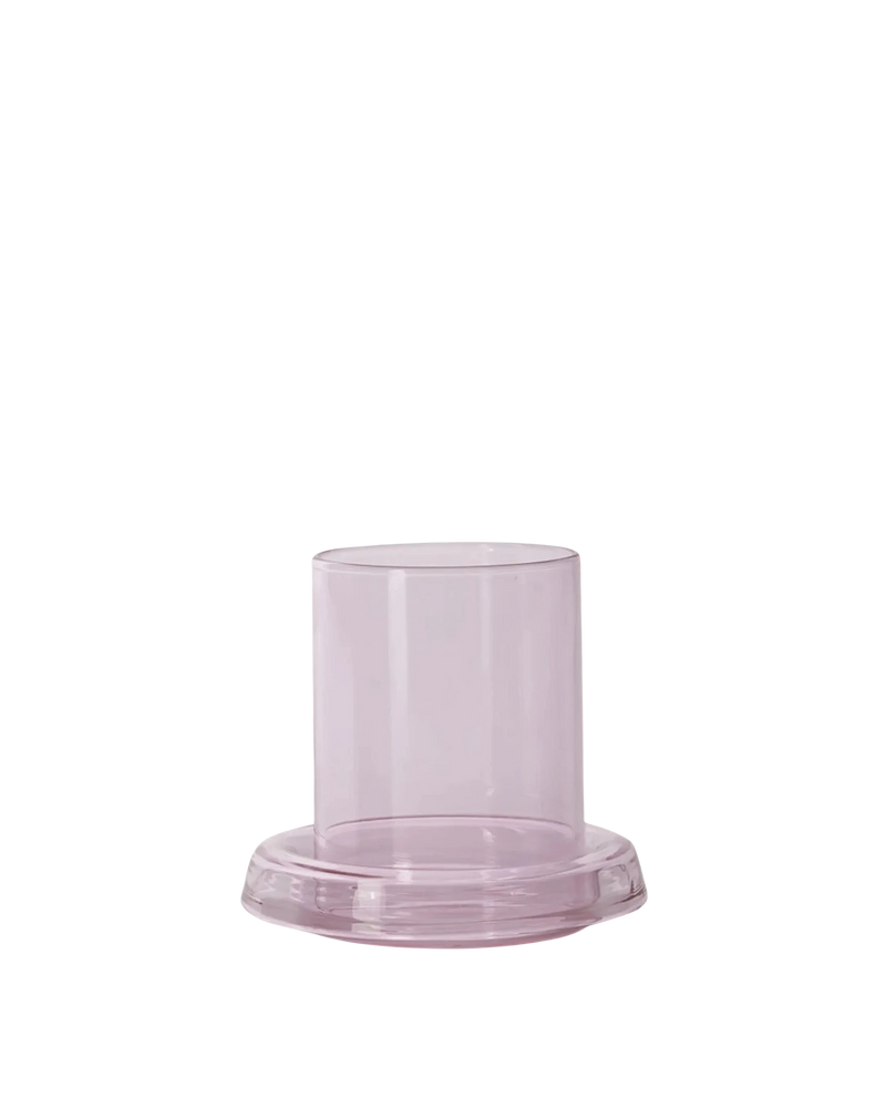 Cascade Hurricane Lamp Small - Rose