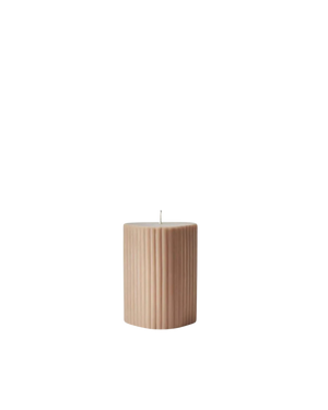 Costa Pillar Candle Oat - Medium