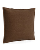 Hem Cushion 55cm x 55cm - Fossil Chocolate