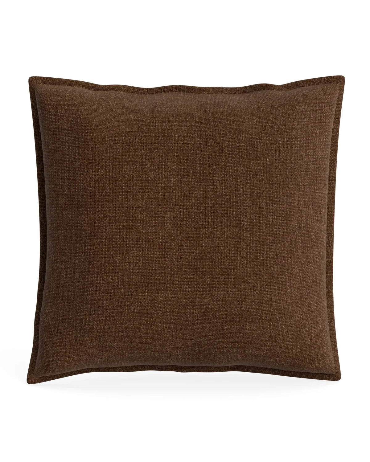 Hem Cushion 55cm x 55cm - Fossil Chocolate