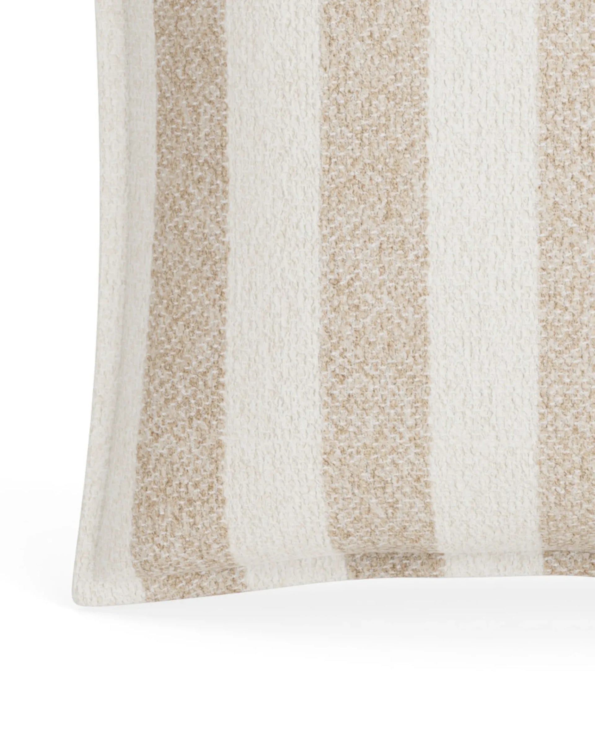 Hem Cushion 55cm x 55cm - Marnie Stripe Sand